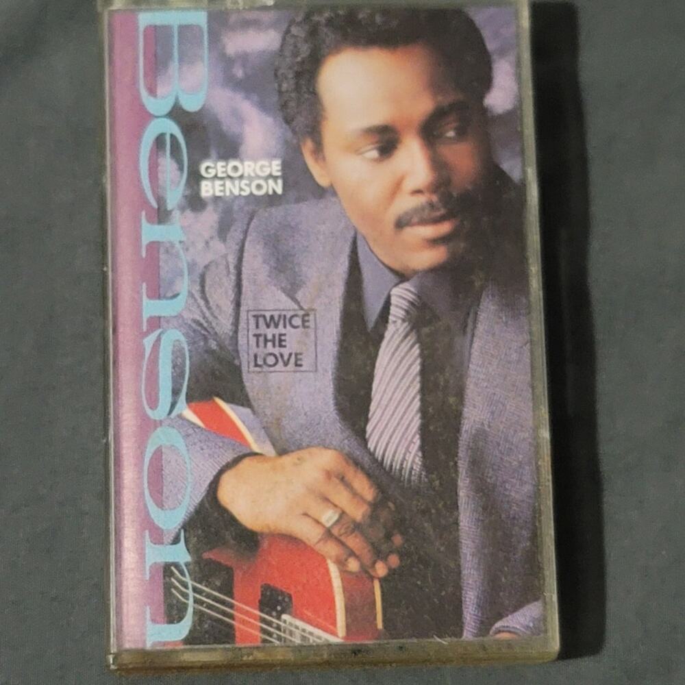 Vtg 1988 George Benson TWICE THE LOVE Cassette Tape